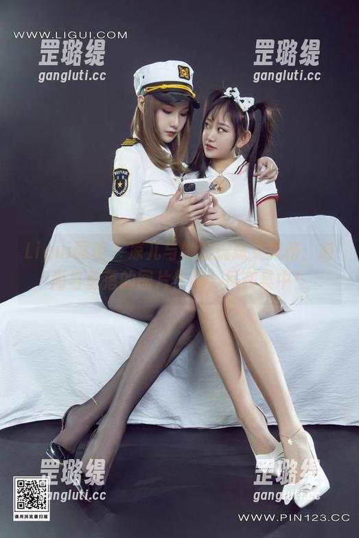 Ligui丽柜 - 凉儿与她的蜘蛛女风格：时尚与坠落的图片作品，尽在其中！