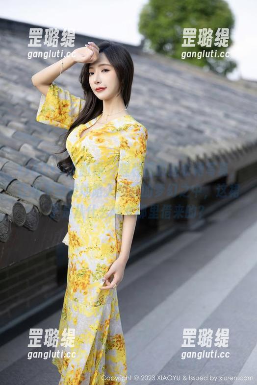 XIAOYU语画界 - 程程程的连衣裙写真，让我不自觉地陷入原图的梦幻之中，这裙子是从什么仙女那里借来的？