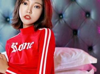 嗲囡囡 – 私拍新境界：Jennanni_Jen与红裙共舞，果然能让你忍不住想起夏天的冰淇淋！