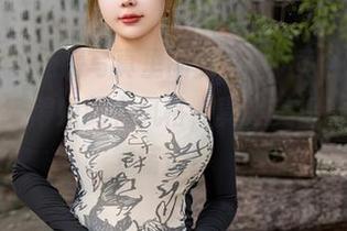 星颜社 – 私房写真里的梦心玥，竟然把“御姐”演绎得如此有风格，真是美得让人心神荡漾！