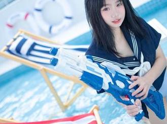 柒柒要乖哦的蕾丝漫游：高清cos，仿佛走进了一个梦！